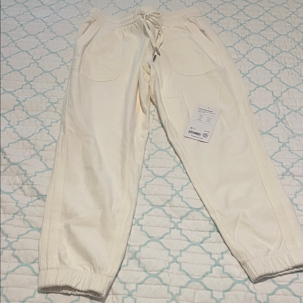 Athleta Off-White Jogger Pants